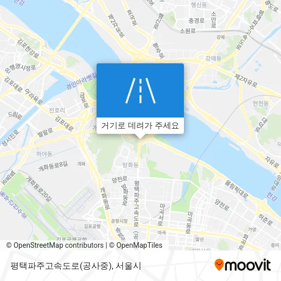 평택파주고속도로(공사중) 지도