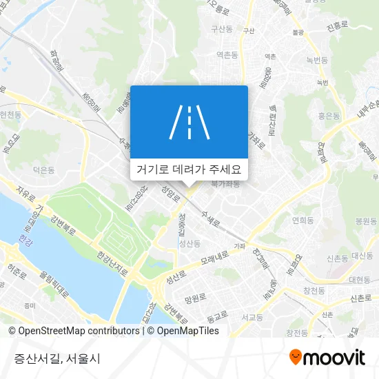 증산서길 지도