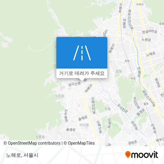 노해로 지도