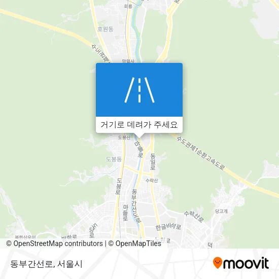 동부간선로 지도