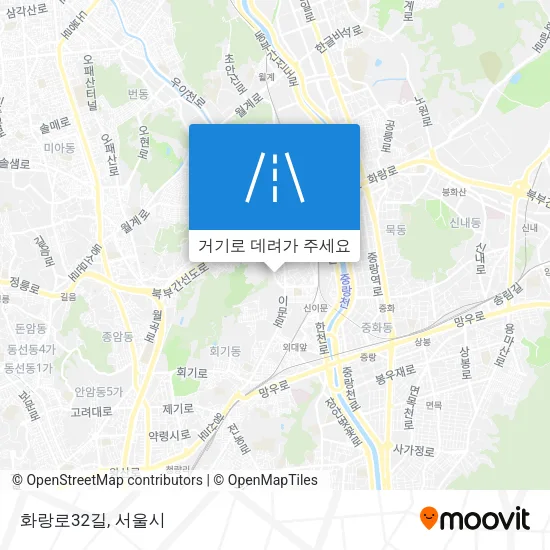 화랑로32길 지도