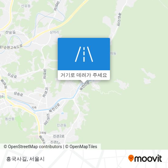 흥국사길 지도