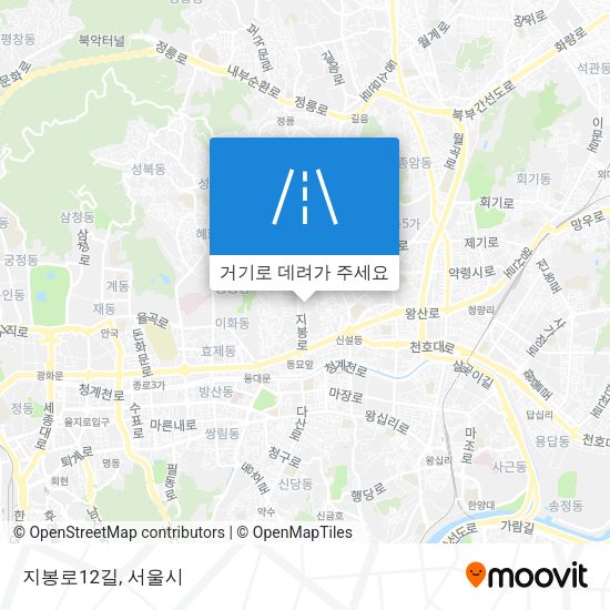 지봉로12길 지도