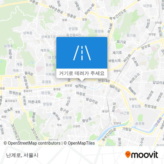 난계로 지도