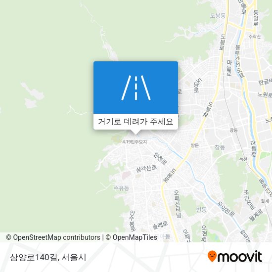 삼양로140길 지도