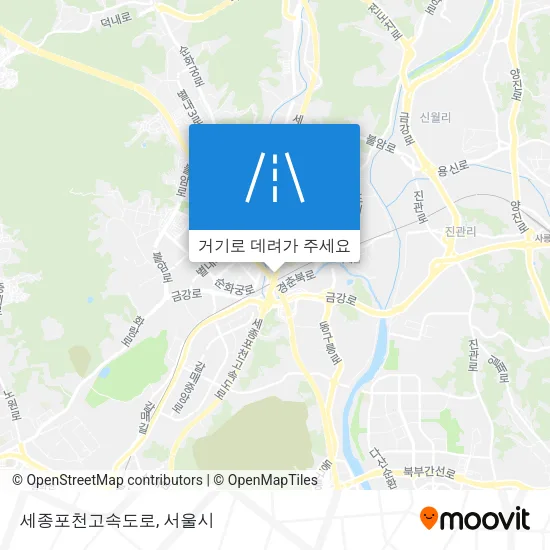 세종포천고속도로 지도
