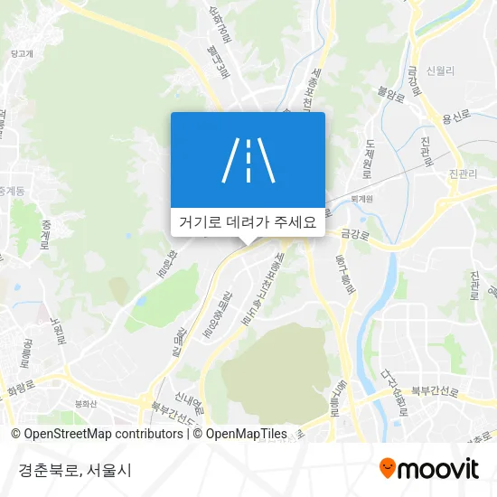 경춘북로 지도