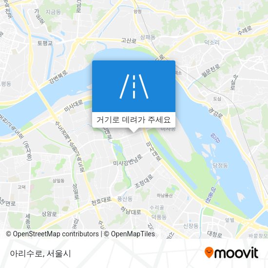 아리수로 지도