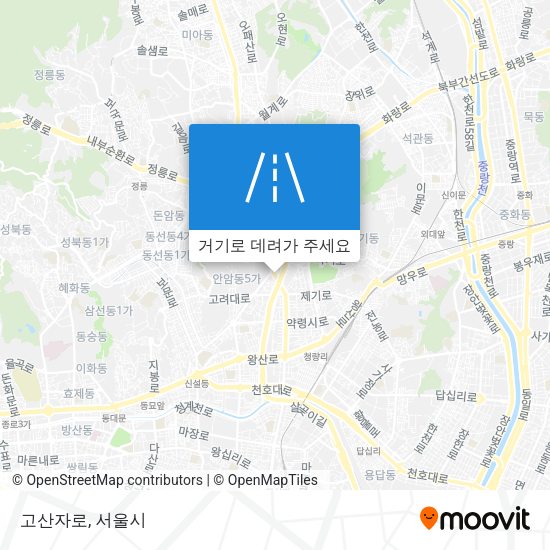 고산자로 지도