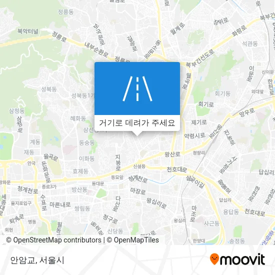 안암교 지도