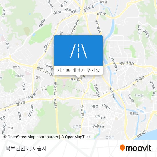 북부간선로 지도