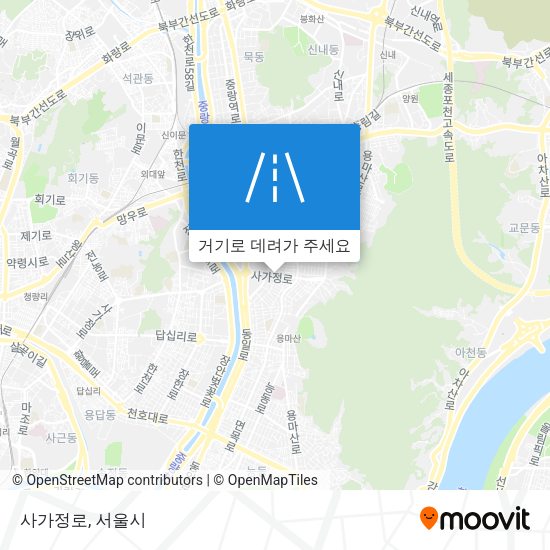 사가정로 지도