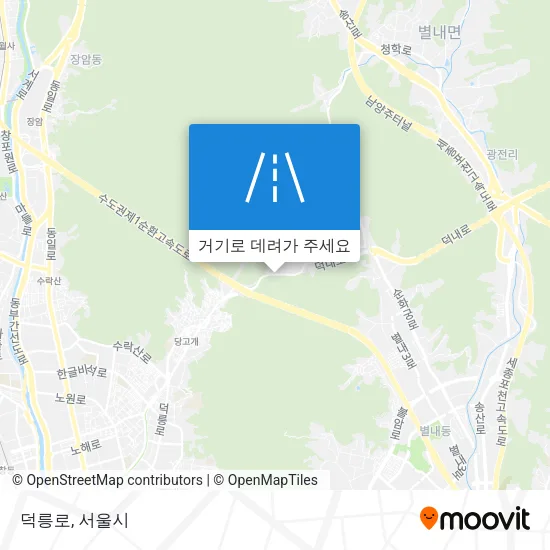 덕릉로 지도