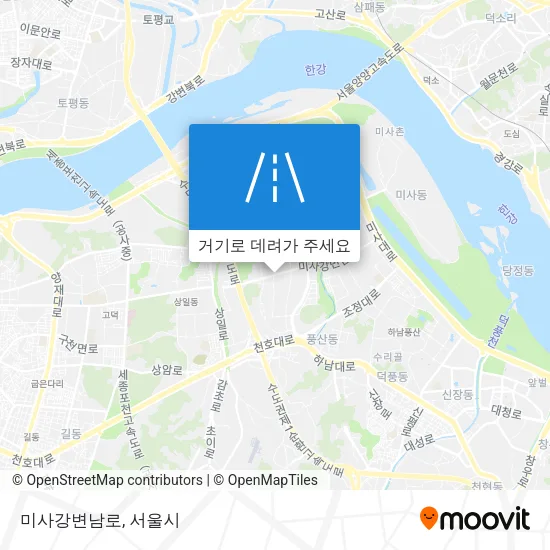 미사강변남로 지도