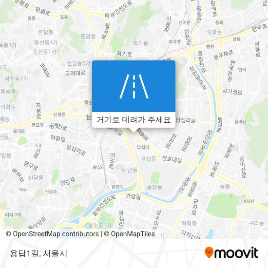 용답1길 지도