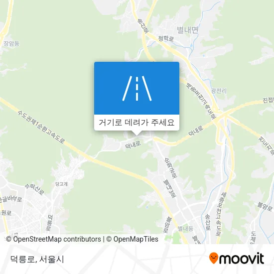 덕릉로 지도
