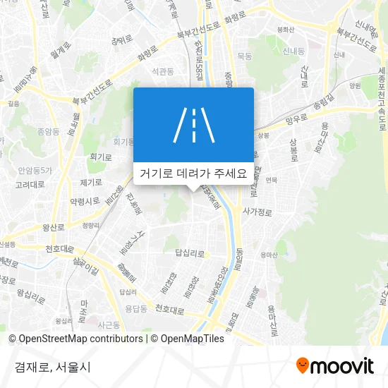 겸재로 지도