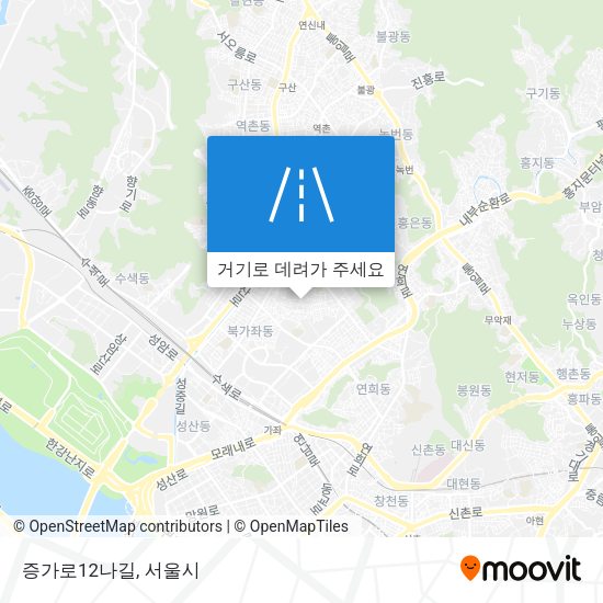 증가로12나길 지도
