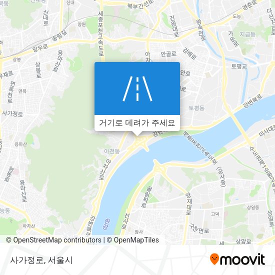 사가정로 지도