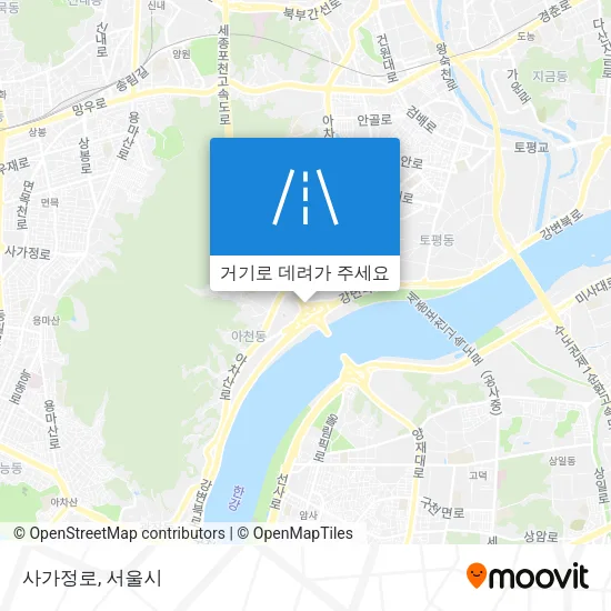 사가정로 지도