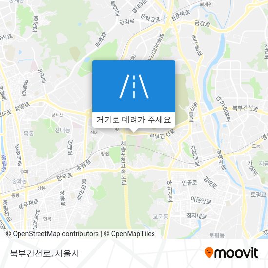 북부간선로 지도