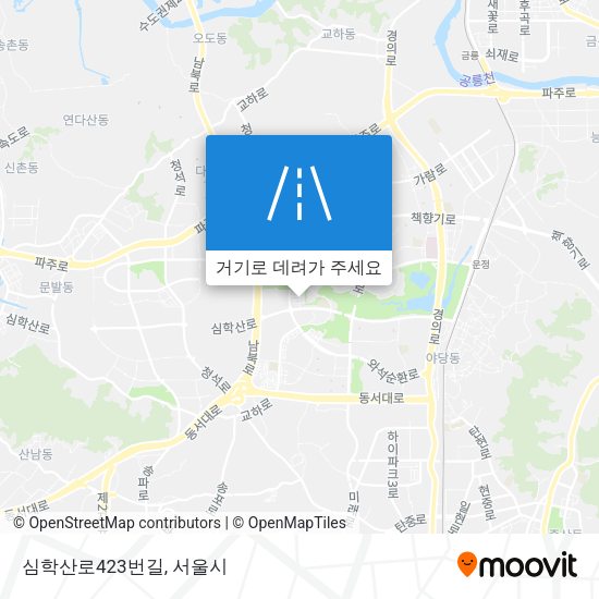 심학산로423번길 지도