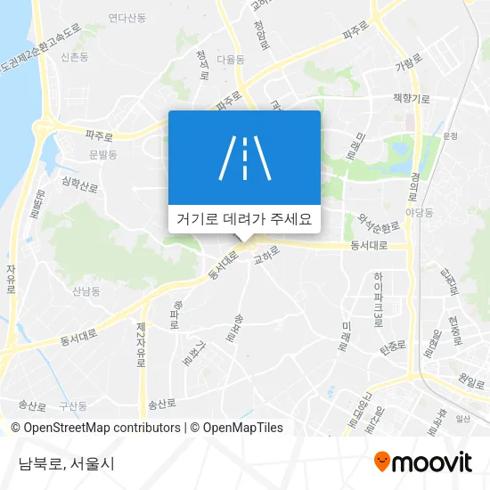 남북로 지도