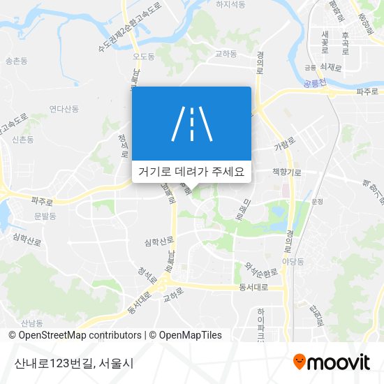 산내로123번길 지도
