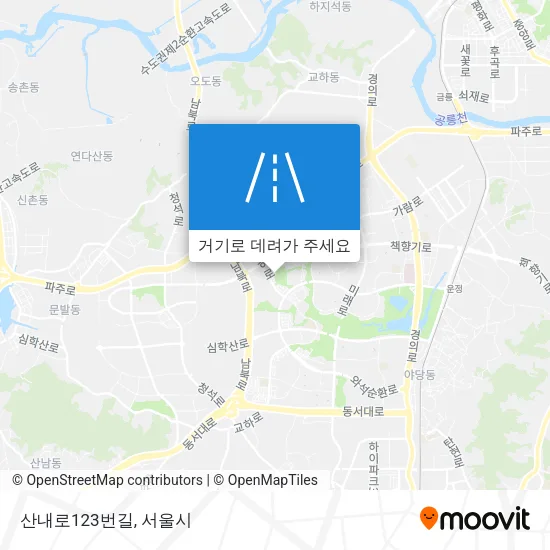 산내로123번길 지도