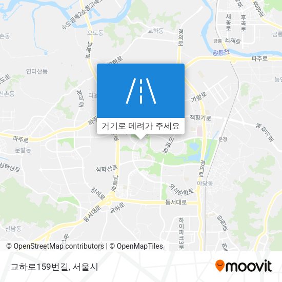 교하로159번길 지도