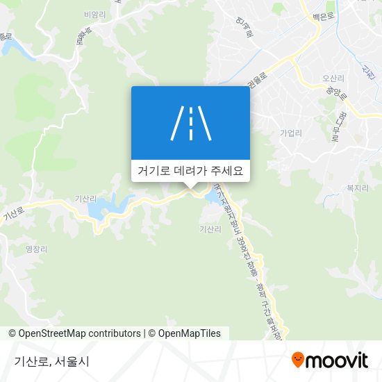 기산로 지도