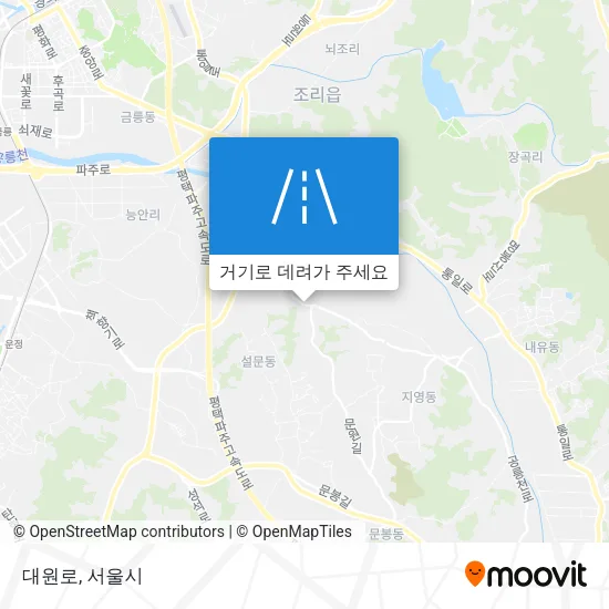 대원로 지도