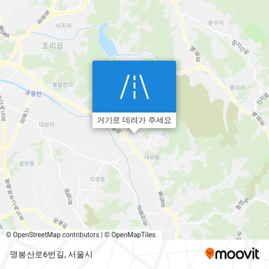 명봉산로6번길 지도
