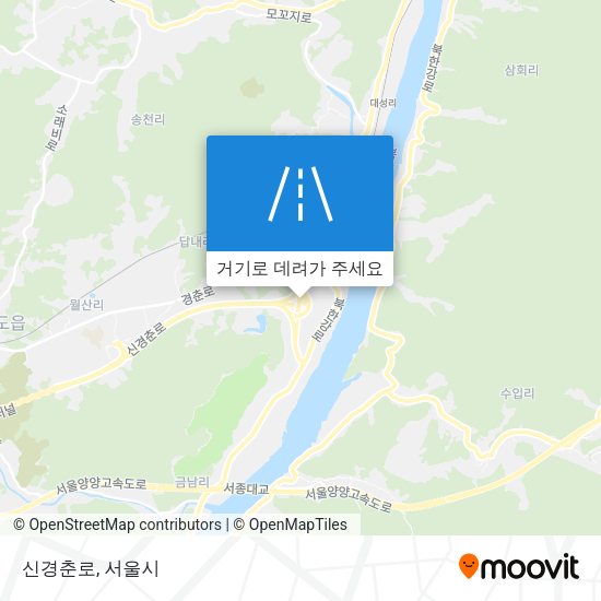 신경춘로 지도