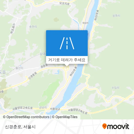 신경춘로 지도