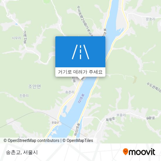 송촌교 지도
