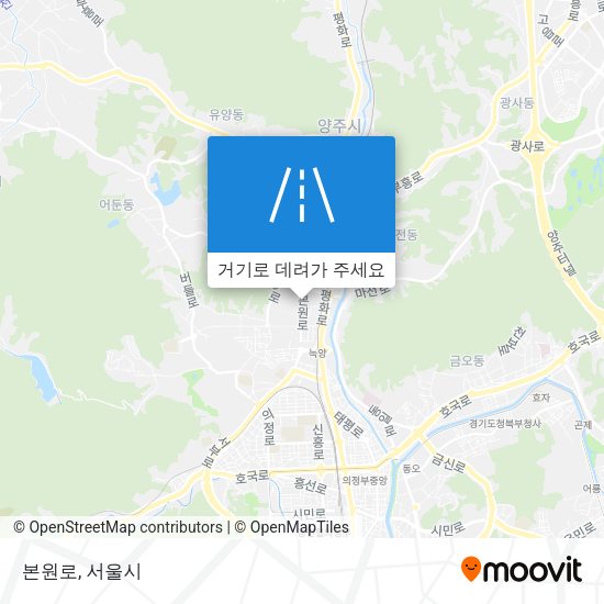 본원로 지도