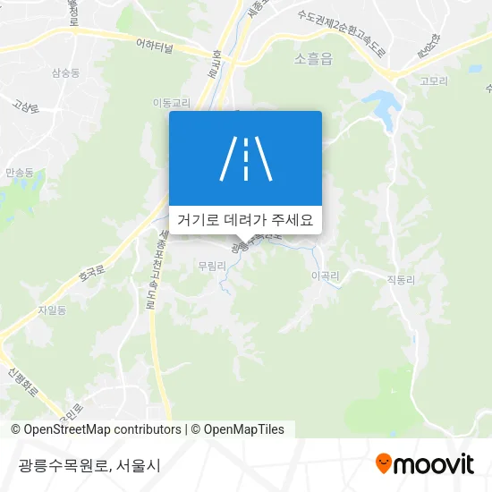 광릉수목원로 지도