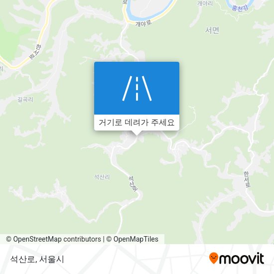 석산로 지도