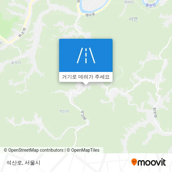 석산로 지도