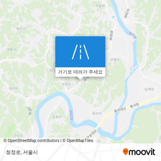 청정로 지도