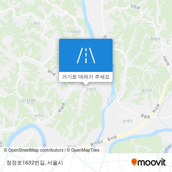 청정로1632번길 지도