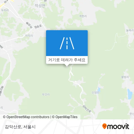 감악산로 지도