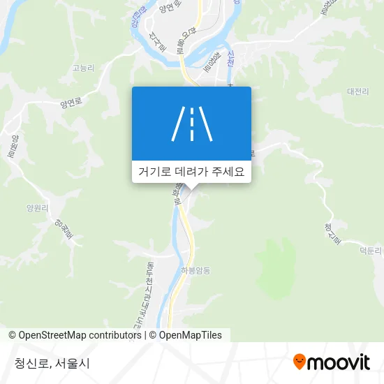 청신로 지도