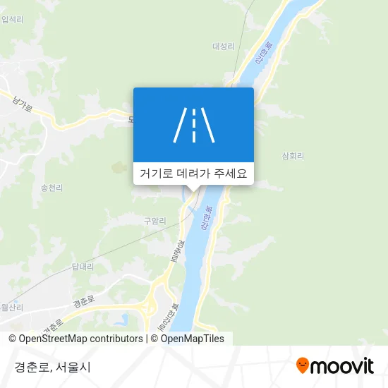 경춘로 지도