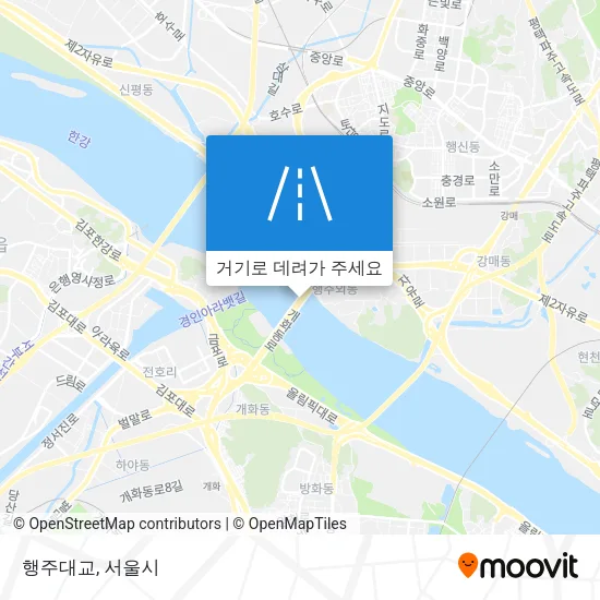 행주대교 지도