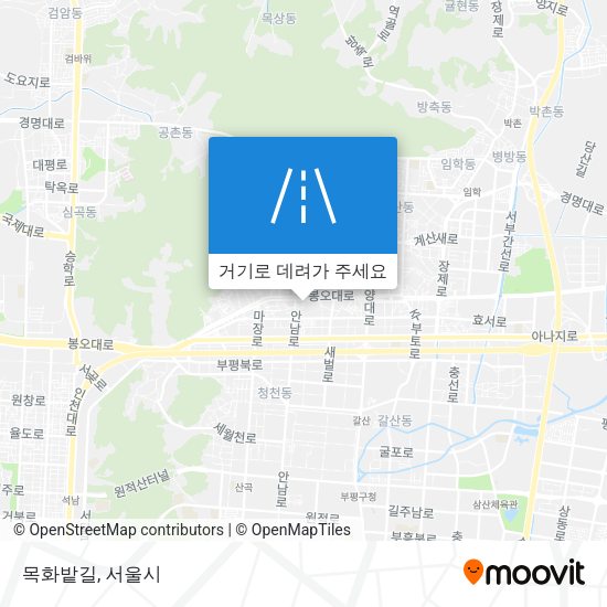 목화밭길 지도