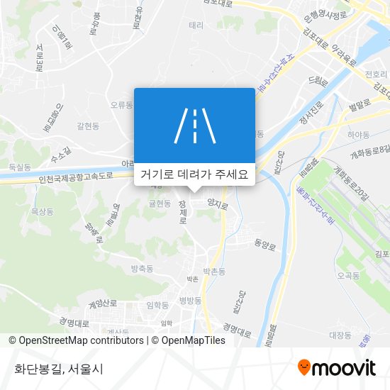화단봉길 지도