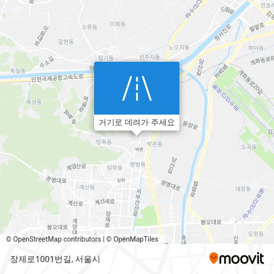 장제로1001번길 지도