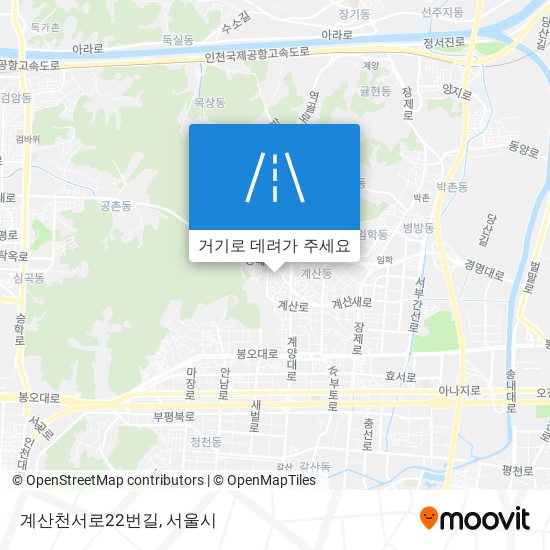 계산천서로22번길 지도